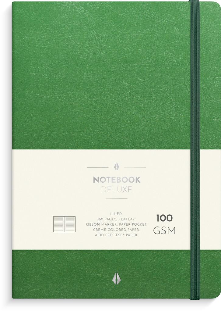 Burde Notizbuch Deluxe A5 grün