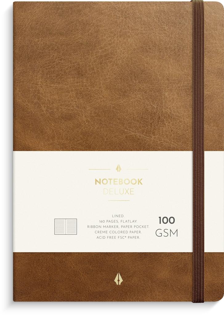 Burde Notizbuch Deluxe A5 braun