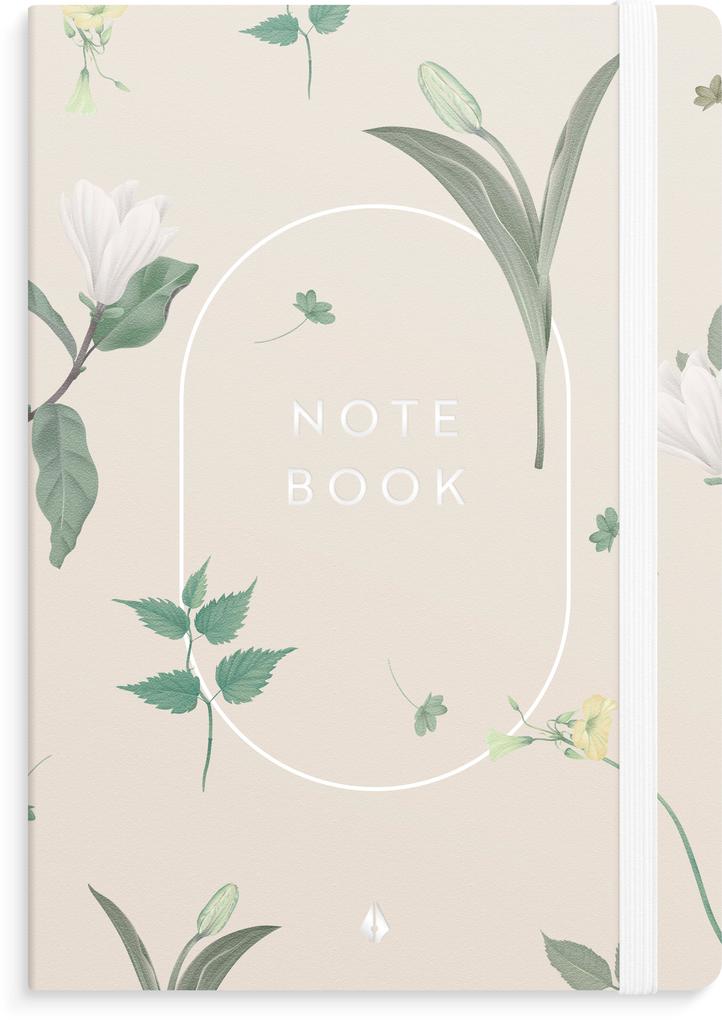 Burde Notizbuch Deluxe A5 Floral