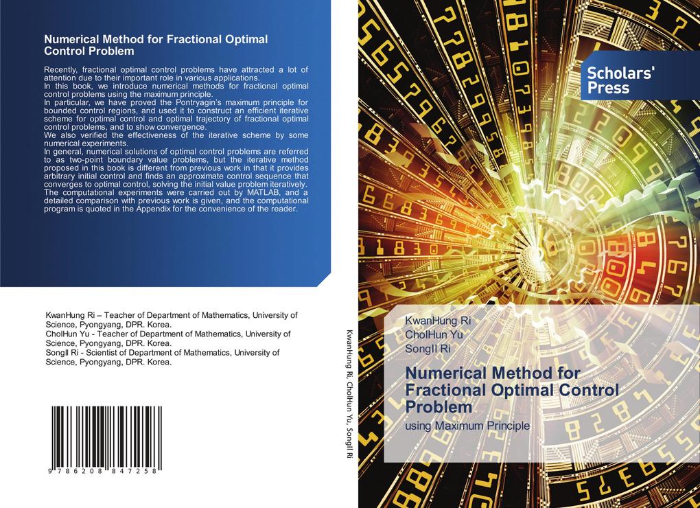 Numerical Method for Fractional Optimal Control Problem