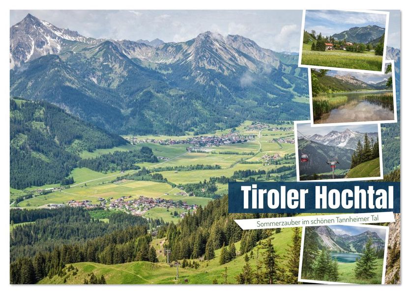 Tiroler Hochtal (Tischkalender 2026 DIN A5 quer) CALVENDO Monatskalender