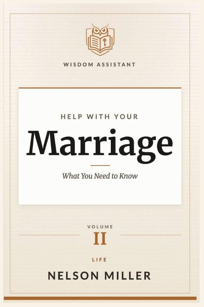 Help with Your Marriage