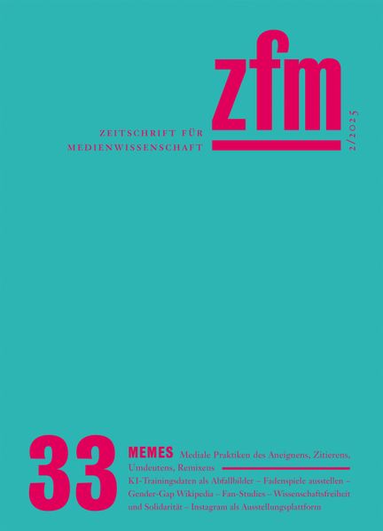 Zeitschrift für Medienwissenschaft 33