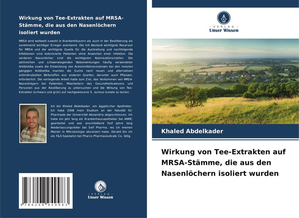 Wirkung von Tee-Extrakten auf MRSA-Stämme die aus den Nasenlöchern isoliert wurden