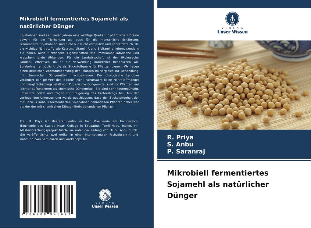 Mikrobiell fermentiertes Sojamehl als natürlicher Dünger