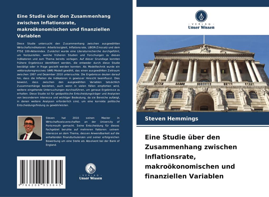 Eine Studie über den Zusammenhang zwischen Inflationsrate makroökonomischen und finanziellen Variablen