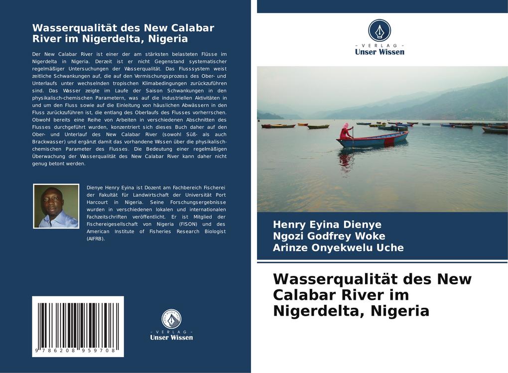 Wasserqualität des New Calabar River im Nigerdelta Nigeria