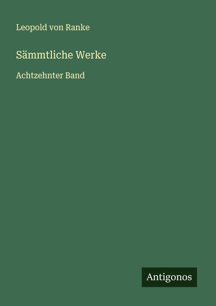 Sämmtliche Werke