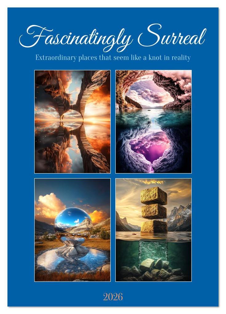 Fascinatingly Surreal (Wall Calendar 2026 DIN A2 portrait) CALVENDO 12 Month Wall Calendar
