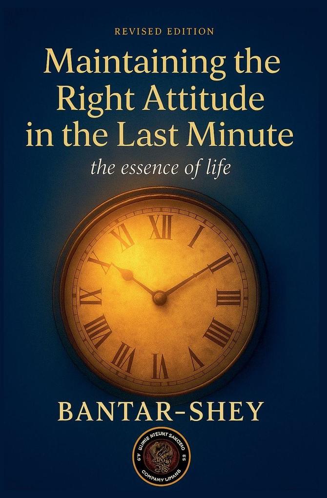 Maintaining the right attitude in the last minute