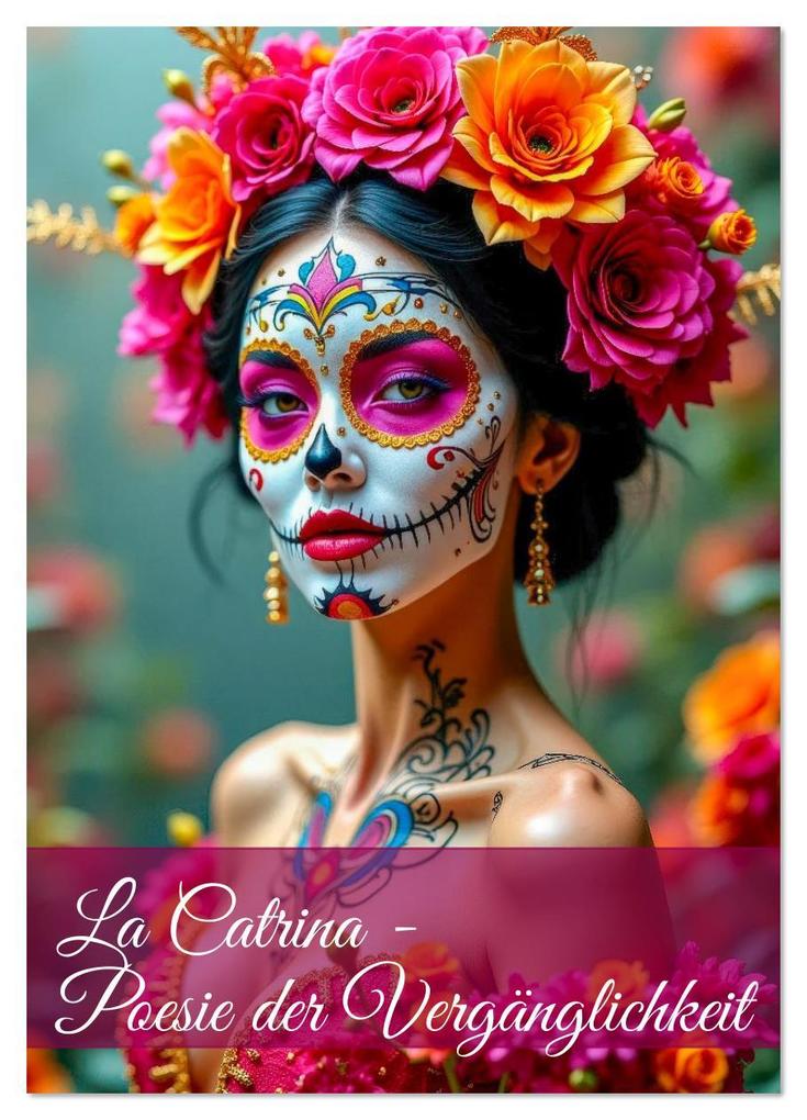 La Catrina - Poesie der Vergänglichkeit (Wandkalender 2026 DIN A3 hoch) CALVENDO Monatskalender