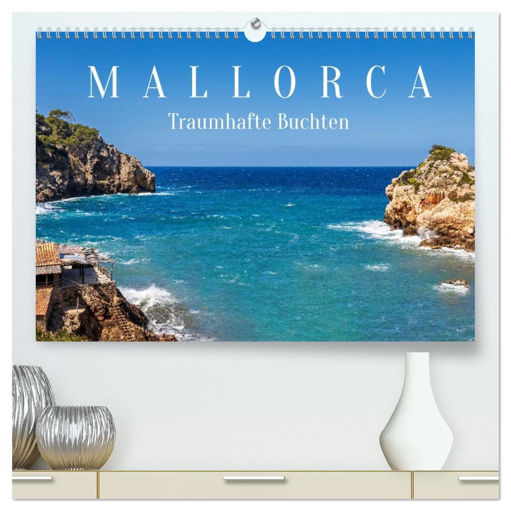 Mallorca - Traumhafte Buchten (hochwertiger Premium Wandkalender 2026 DIN A2 quer) Kunstdruck in Hochglanz