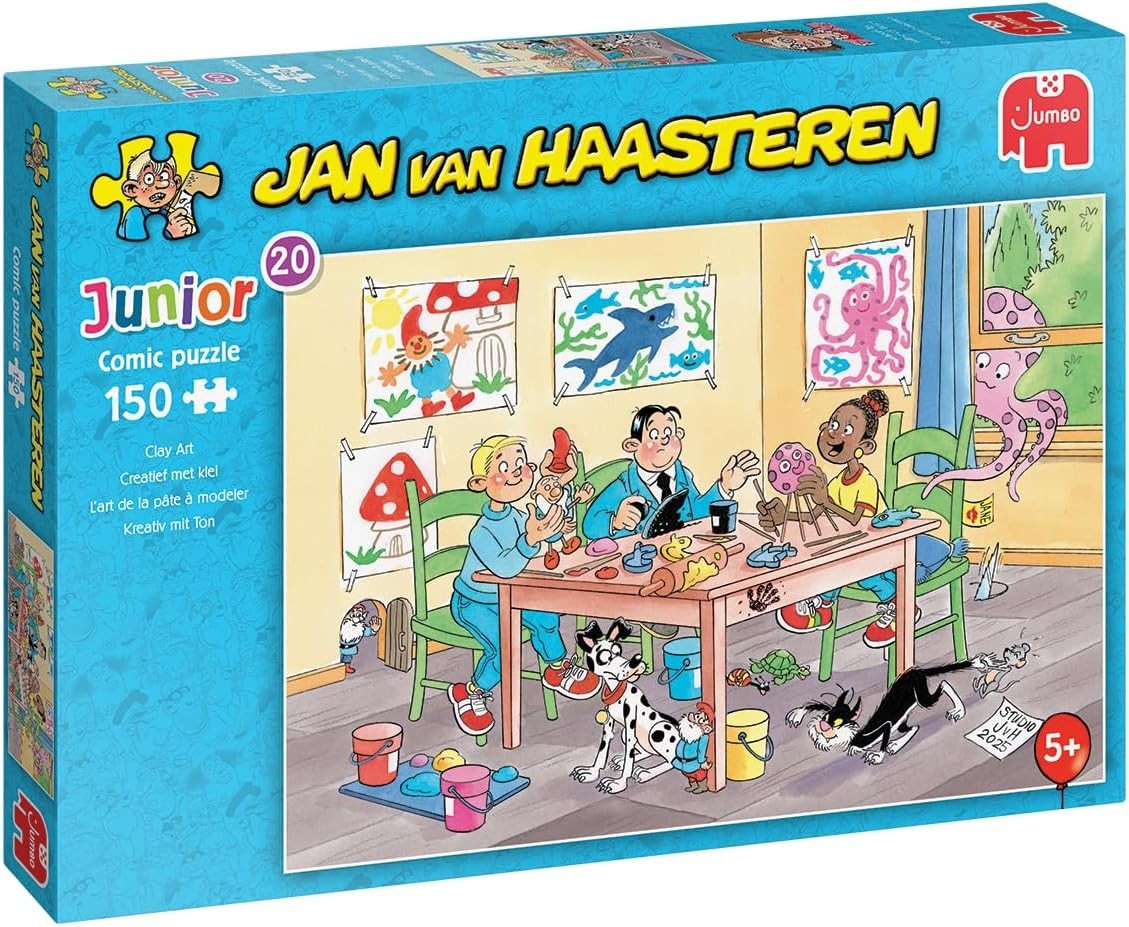 Jumbo Spiele - Jan van Haasteren Junior - Kreativ mit Ton 150 Teile