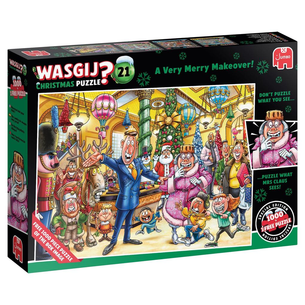 Wasgij Christmas 21 - Eine fröhliche Verwandlung (2x1000 Teile)