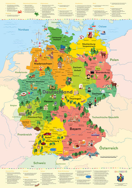 Kinder-Deutschlandkarte