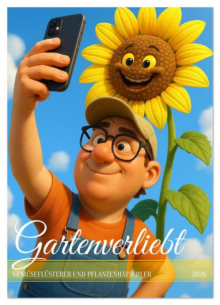 Gartenverliebt (Wandkalender 2026 DIN A4 hoch) CALVENDO Monatskalender