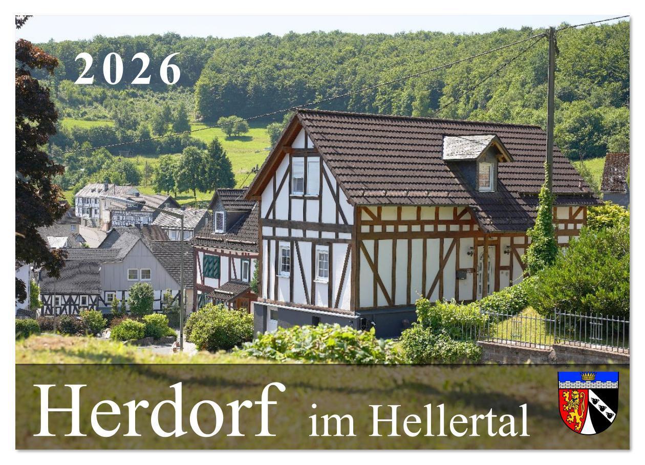 Herdorf im Hellertal (Wandkalender 2026 DIN A2 quer) CALVENDO Monatskalender