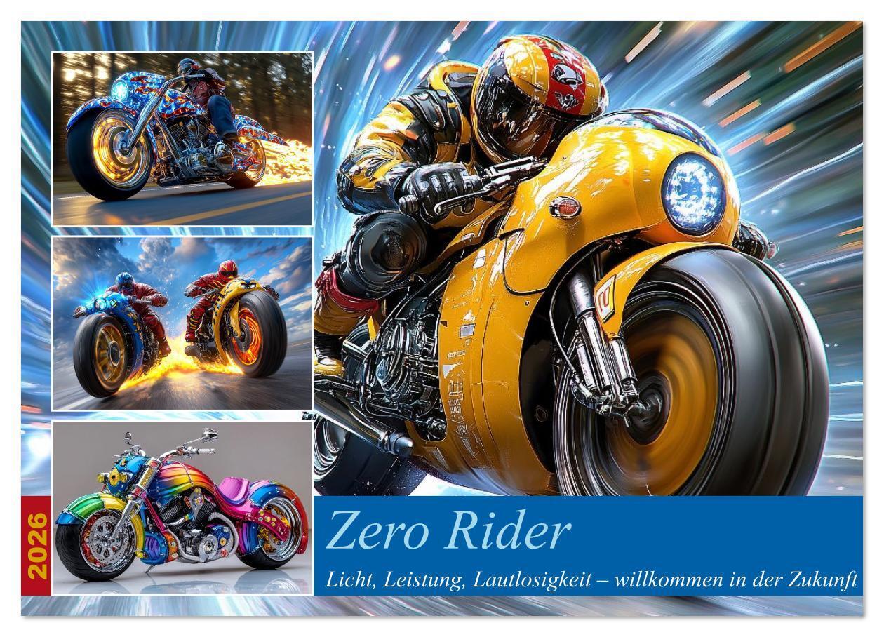 Zero Rider (Wandkalender 2026 DIN A2 quer) CALVENDO Monatskalender