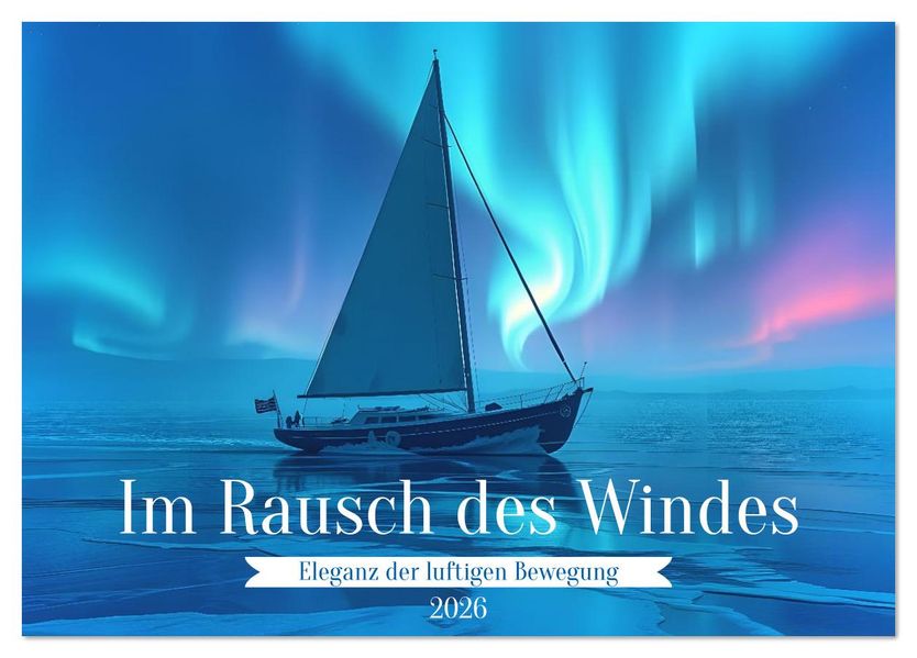 Im Rausch des Windes (Tischkalender 2026 DIN A5 quer) CALVENDO Monatskalender