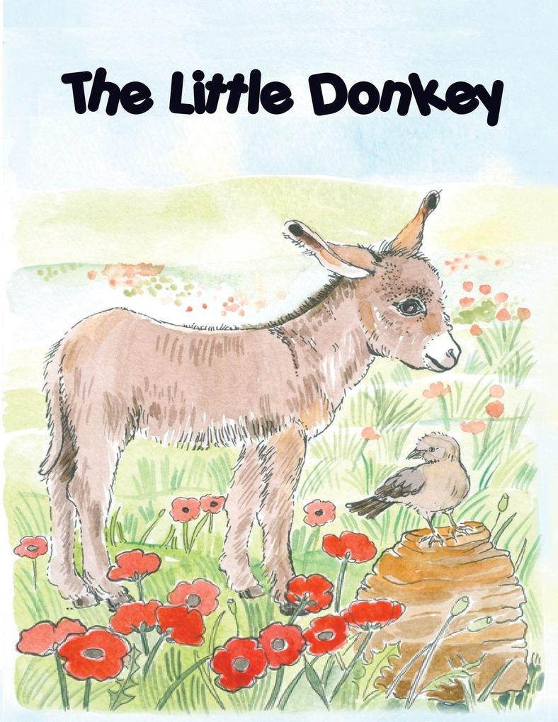 THE LITTLE DONKEY children's colouring book