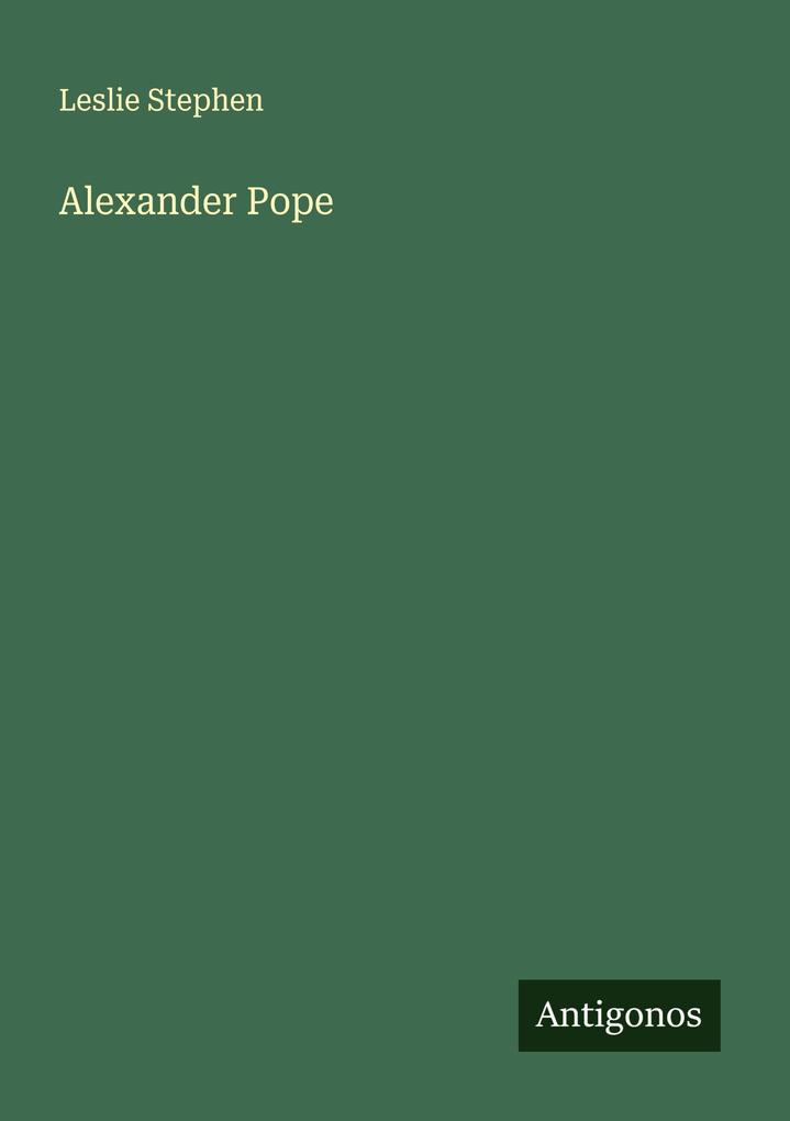 Alexander Pope