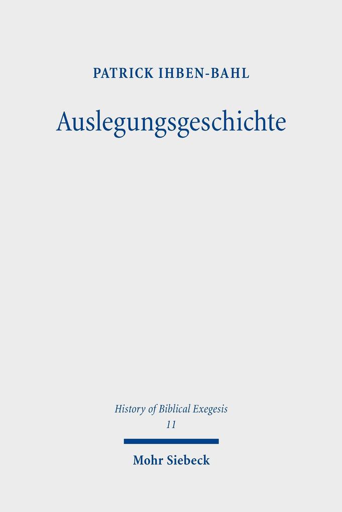Auslegungsgeschichte