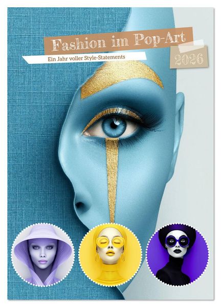 Fashion im Pop-Art (Wandkalender 2026 DIN A4 hoch) CALVENDO Monatskalender