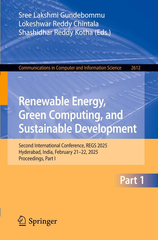 Renewable Energy Green Computing and Sustainable Development