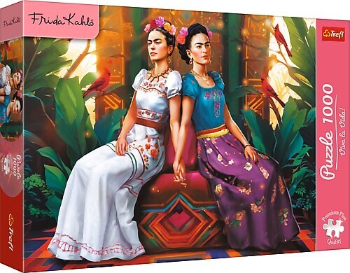 1000 - Trefl Premium Plus - Frida Kahlo: Zwei Gesichter