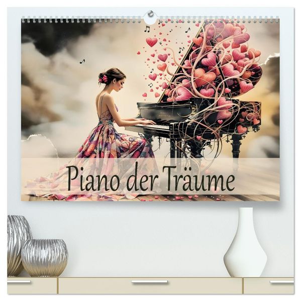 Piano der Träume (hochwertiger Premium Wandkalender 2026 DIN A2 quer) Kunstdruck in Hochglanz