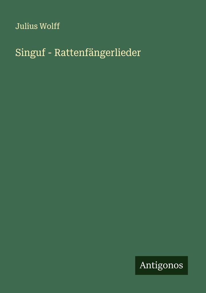 Singuf - Rattenfängerlieder