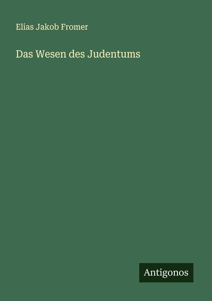 Das Wesen des Judentums