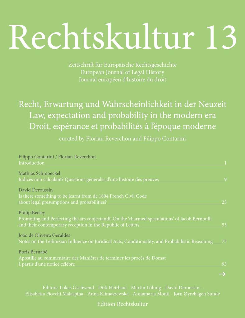 Rechtskultur 13