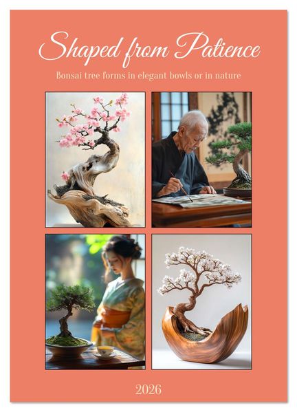 Shaped from Patience (Wall Calendar 2026 DIN A4 portrait) CALVENDO 12 Month Wall Calendar