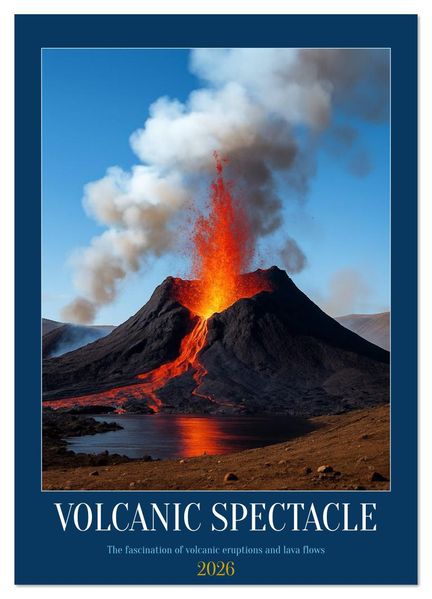 Volcanic Spectacle (Wall Calendar 2026 DIN A3 portrait) CALVENDO 12 Month Wall Calendar