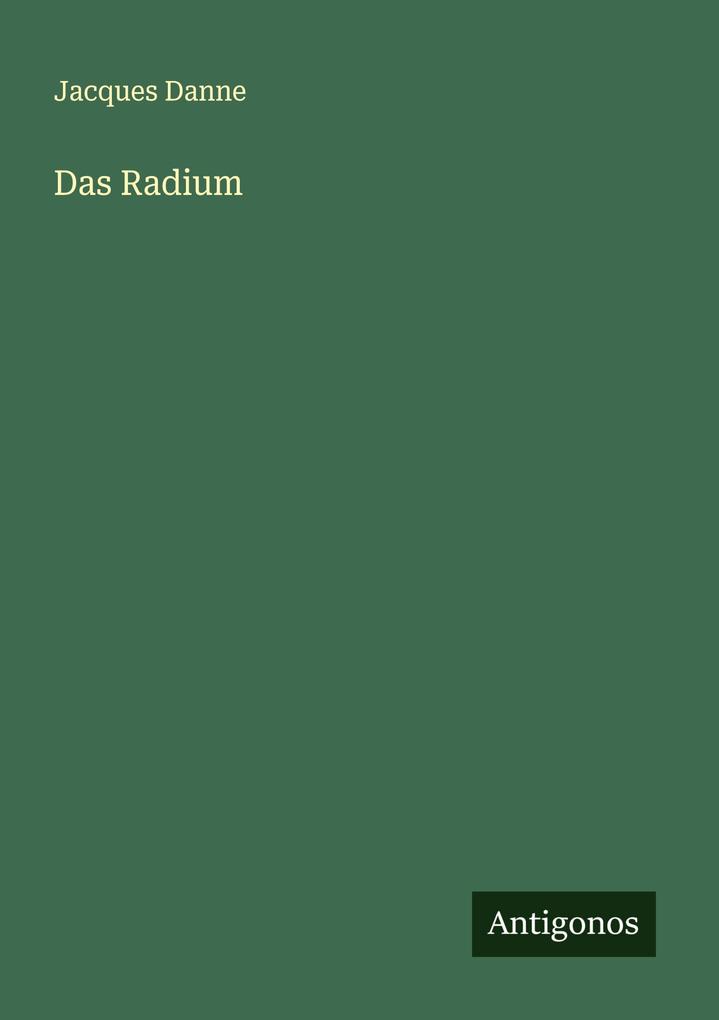 Das Radium