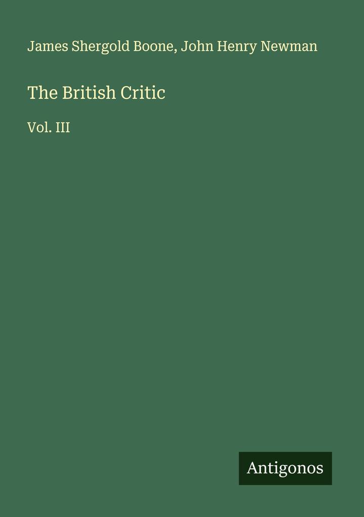 The British Critic