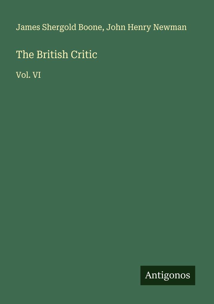 The British Critic