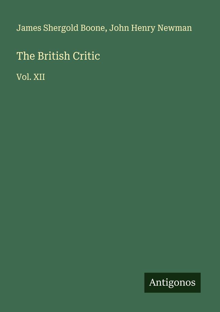 The British Critic
