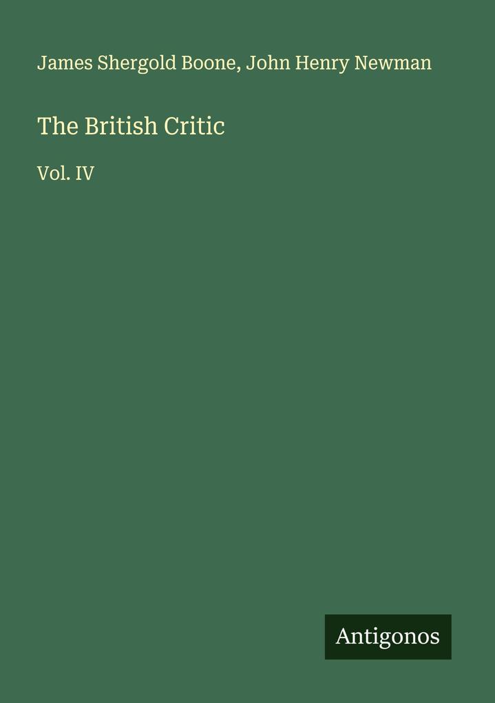 The British Critic