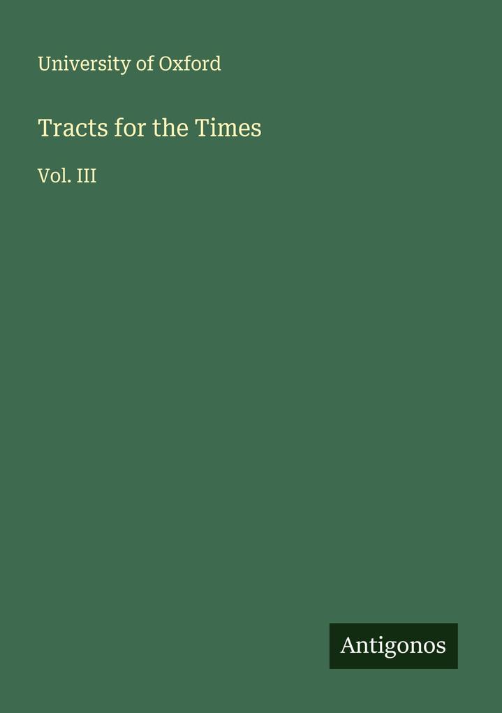 Tracts for the Times