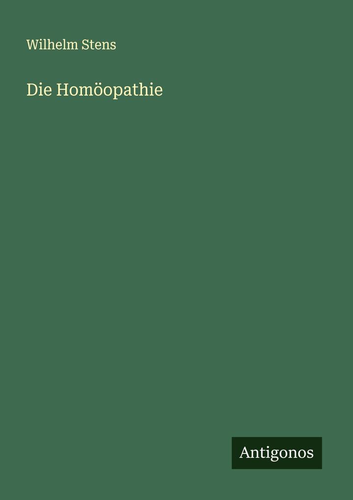 Die Homöopathie