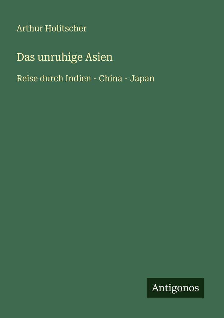Das unruhige Asien