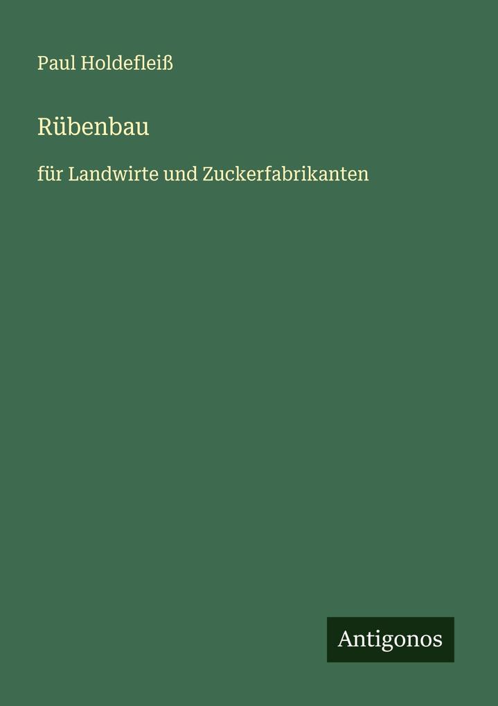 Rübenbau