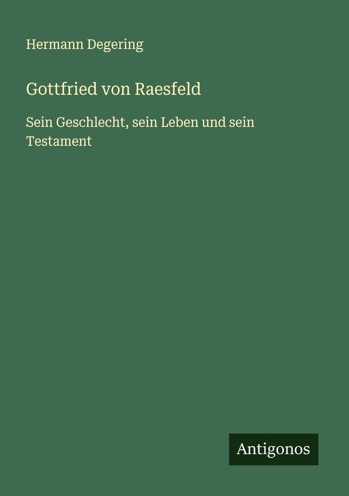 Gottfried von Raesfeld