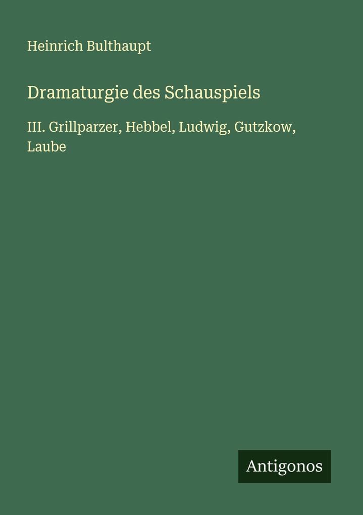 Dramaturgie des Schauspiels