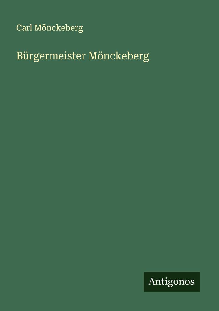 Bürgermeister Mönckeberg