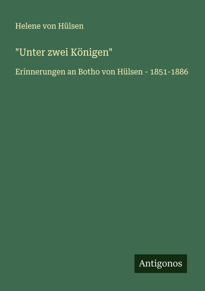 'Unter zwei Königen'