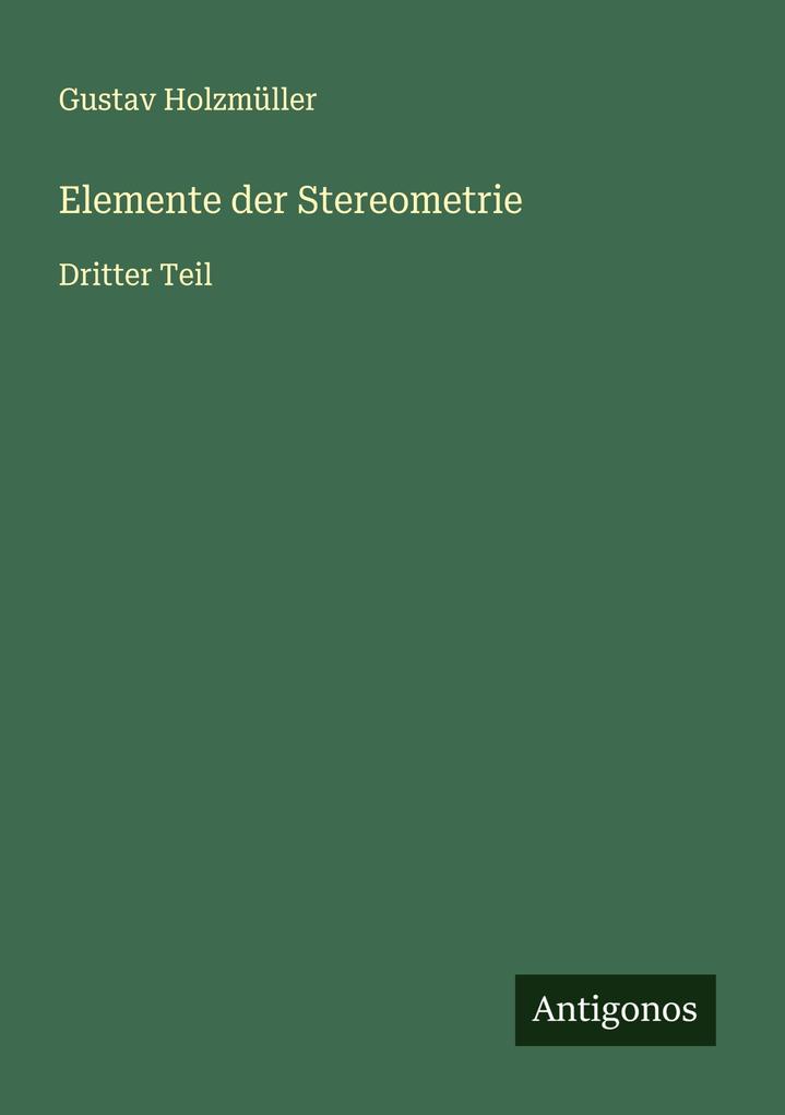 Elemente der Stereometrie