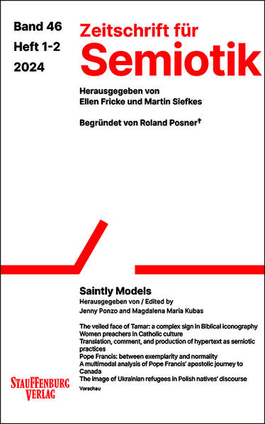 Steiner Franz Verlag Zeitschrift Für Semiotik Band 46 Heft 1-2. Saintly Models